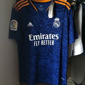 Men’s Real Madrid C.F. 2022/23 Away Jersey #21 Rodrygo